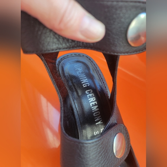 OPENING CEREMONY ISA LEATHER HEELS SIZE 37 - Picture 10 of 16